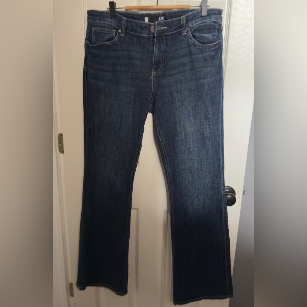 Kut from the Kloth Dark Blue Straight Leg Jeans